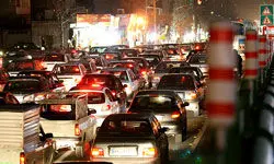 ترافیک ۲۰ کیلومتری در اتوبان تهران - کرج