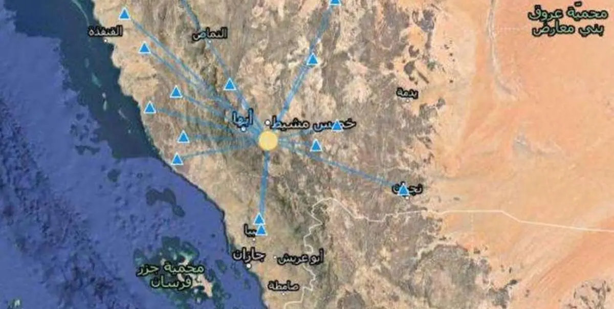 ائتلاف سعودی از شلیک دو موشک بالستیک به جنوب عربستان خبر داد
