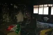آتش سوزی دفتر بسیج دانشجویی دانشگاه شریف به دست عوامل ناشناس