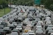 ترافیک سنگین در محور بستان - چزابه