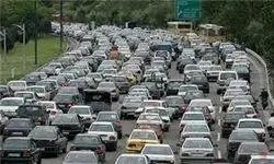 ترافیک سنگین در محور بستان - چزابه