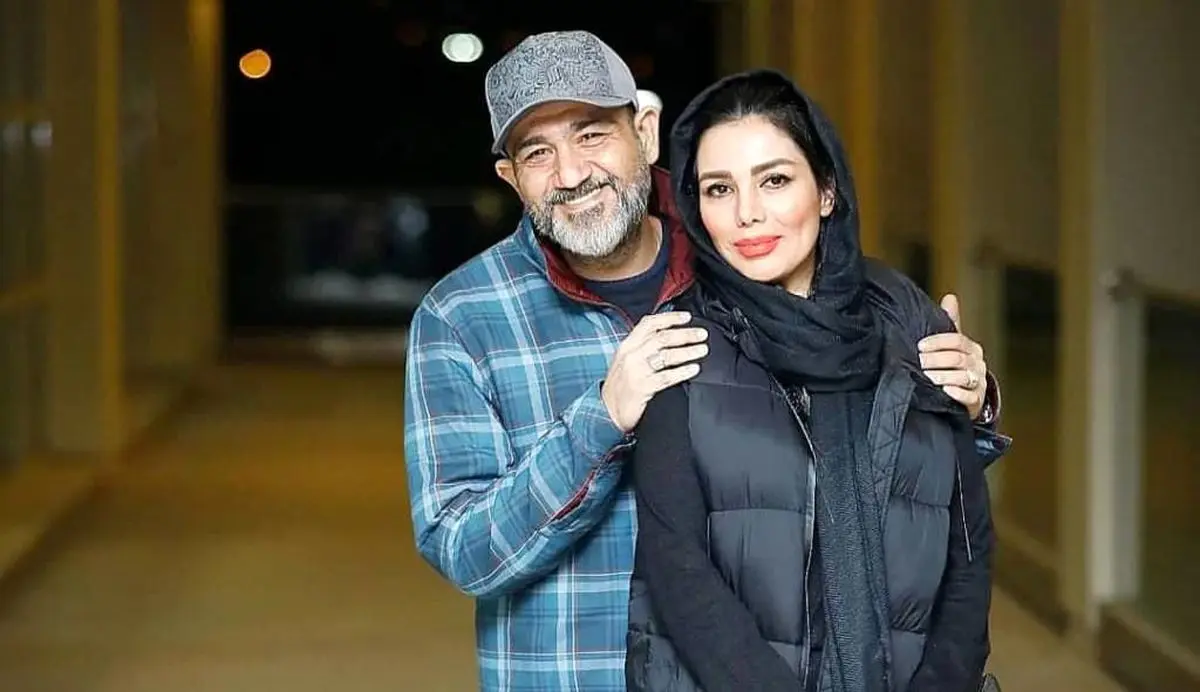 مهران غفوریان و همسرش در چهلمین جشنواره فجر