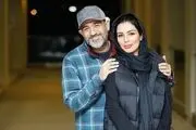 مهران غفوریان و همسرش در چهلمین جشنواره فجر