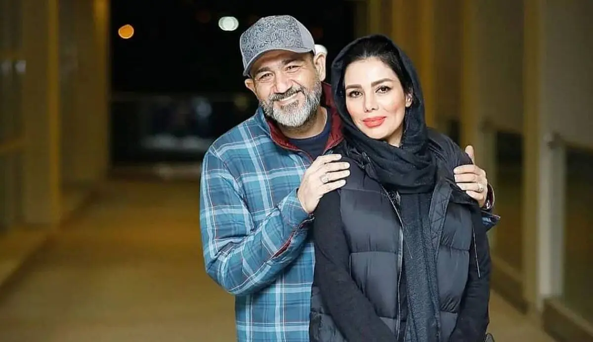 مهران غفوریان و همسرش در چهلمین جشنواره فجر