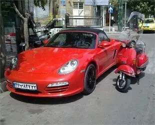 رژه خودروهای لوکس در تهران