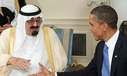ملک عبدالله خطاب به اوباما: فشار را بر ایران بیشتر کنید