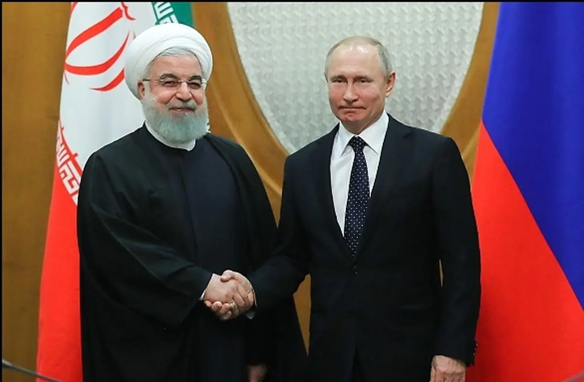 عکس سه نفره روحانی، پوتین و اردوغان در مسکو