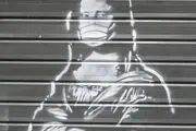 نقاشی دیواری با موضوع کرونا/ گزارش تصویری