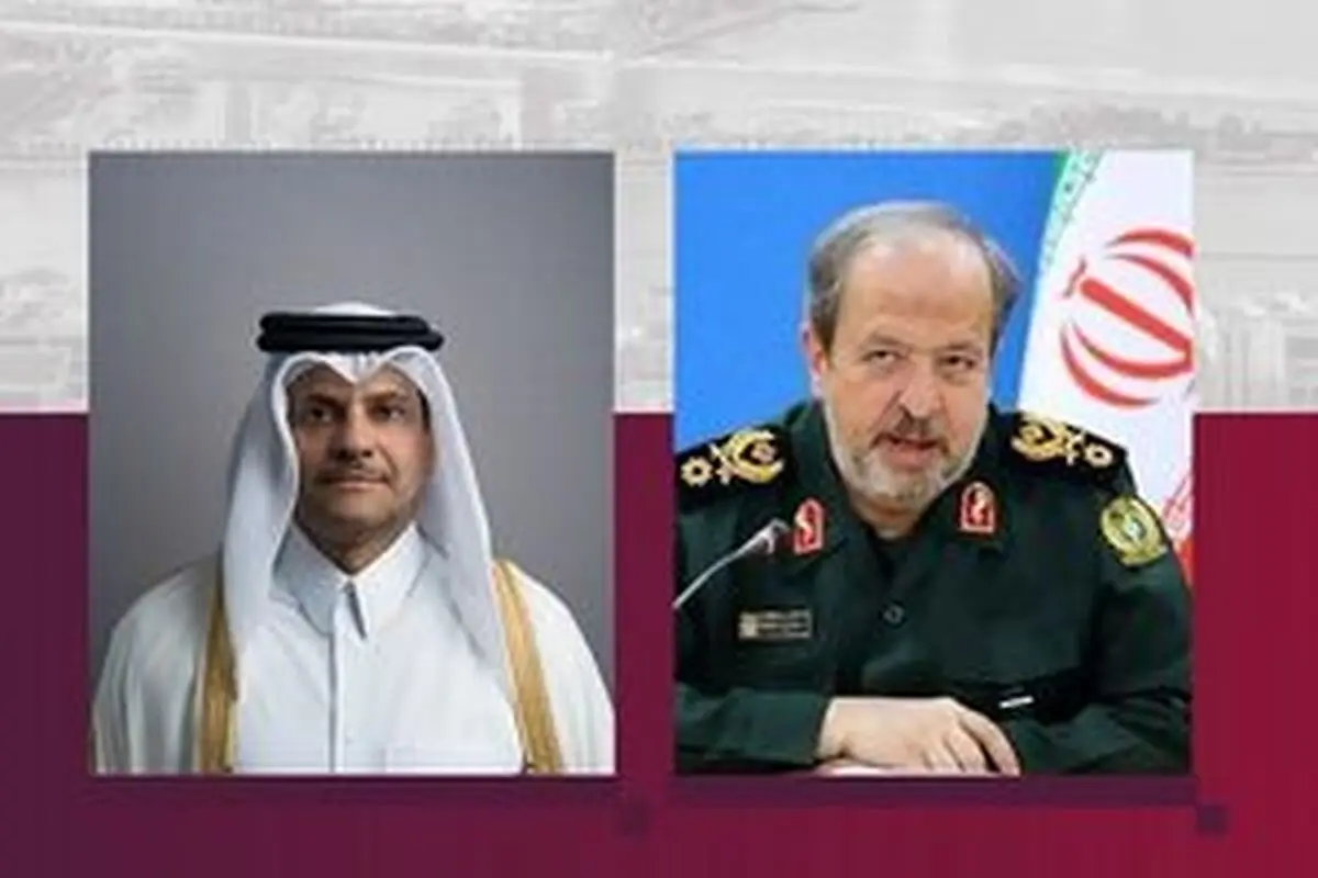 رایزنی تلفنی مقامات ارشد نظامی ایران و قطر