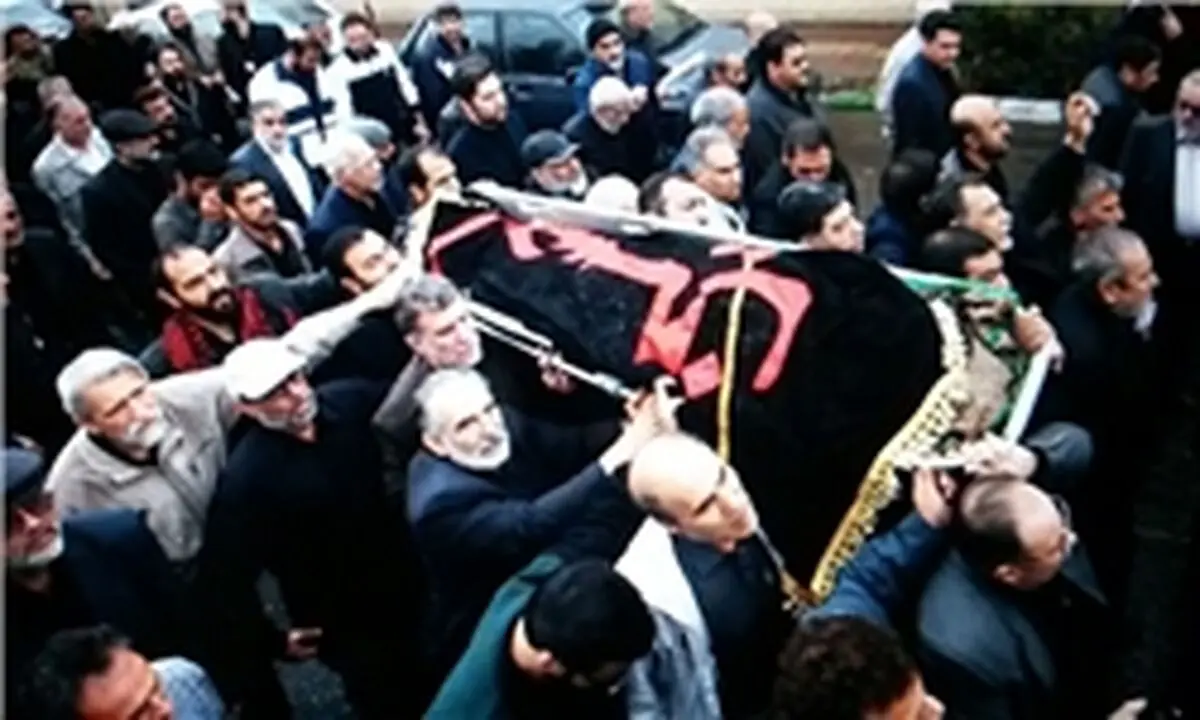 مراسم تشییع پیکر مرحوم داوود احمدی‌نژاد برگزار شد