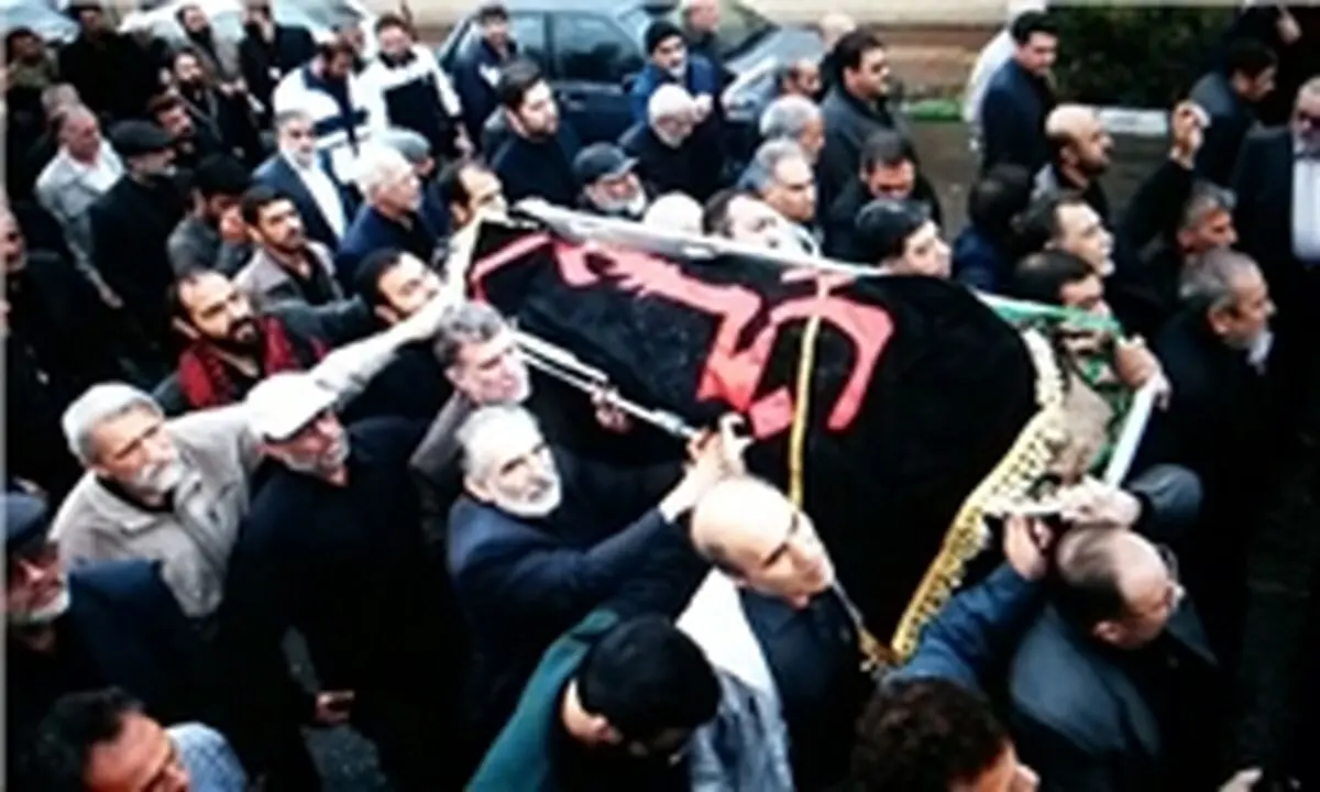 مراسم تشییع پیکر مرحوم داوود احمدی‌نژاد برگزار شد