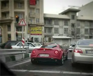 رژه خودروهای لوکس در تهران