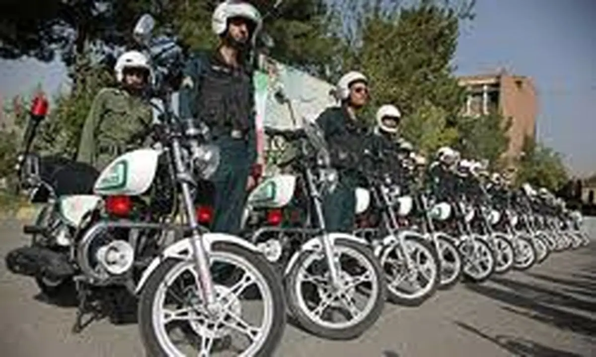 گشت زنی ۱۲۰ راکب موتور سوار پلیس تهران در عاشورا