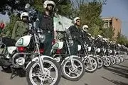 گشت زنی ۱۲۰ راکب موتور سوار پلیس تهران در عاشورا