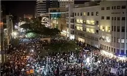 برگزاری تظاهرات ضد نتانیاهو در تل‌آویو