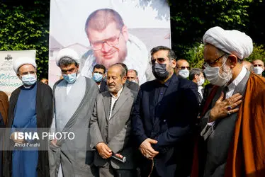 مراسم تشییع نادر طالب‌زاده/گزارش تصویری