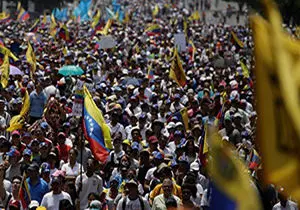 تظاهرات گسترده در ونزوئلا در حمایت از مادرو