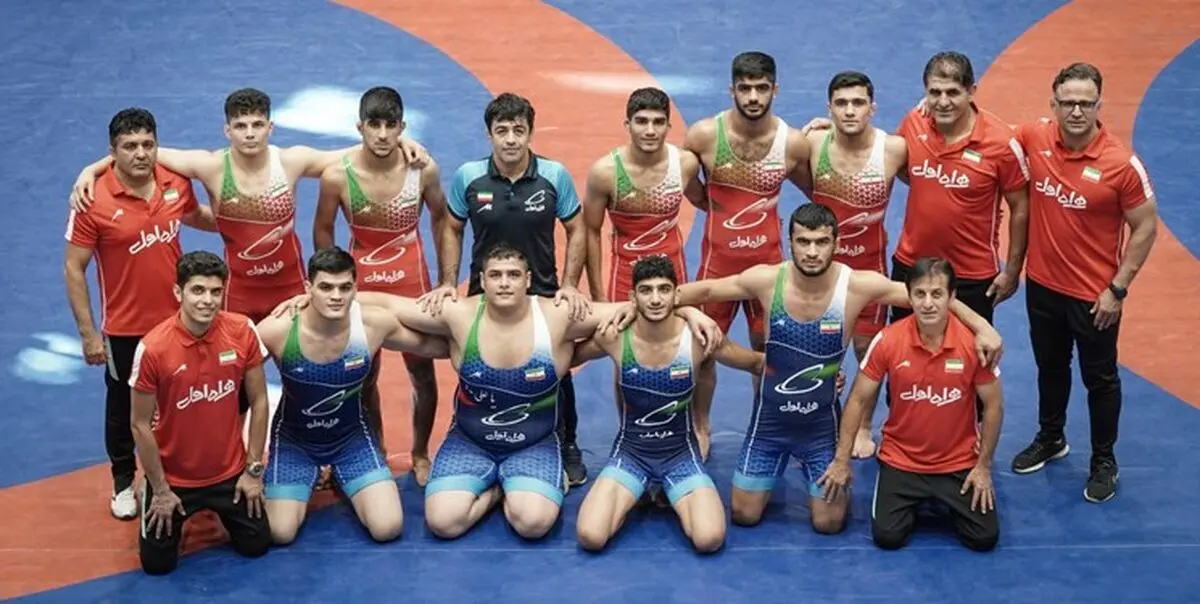  تیم جوانان کشتی فرنگی ایران با اقتدار قهرمان جهان شد 