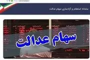 زمان واریز سود سهام عدالت سال۹۸