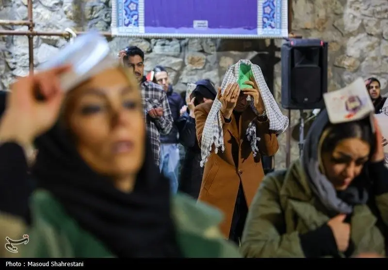 شب قدر در کهف الشهدا/ گزارش تصویری