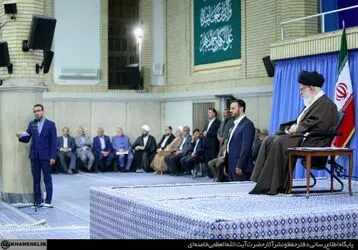 دیدار معلمان با رهبری