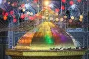 چراغانی حرم مطهر رضوی/ گزارش تصویری