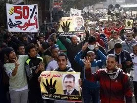 ادامه تظاهرات حامیان محمد مرسی