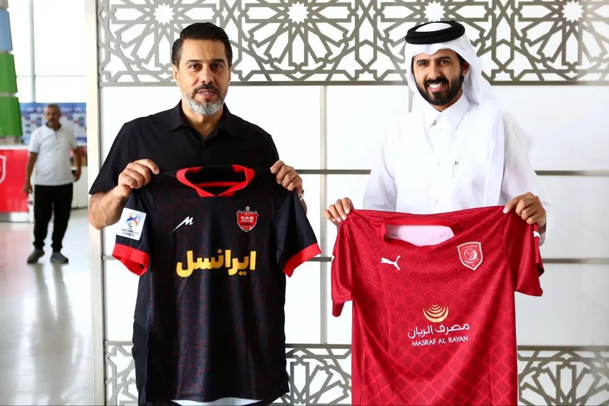 رنگ پیراهن پرسپولیس برای بازی با الدحیل