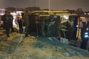 تصادف شدید در کمربندی چیتگر