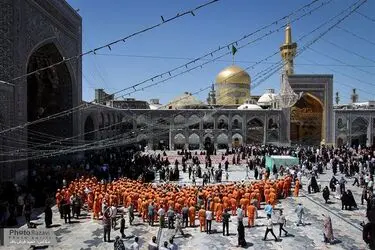 پاکبانان مشهدالرضا ميهمان حرم مطهر رضوي (1)