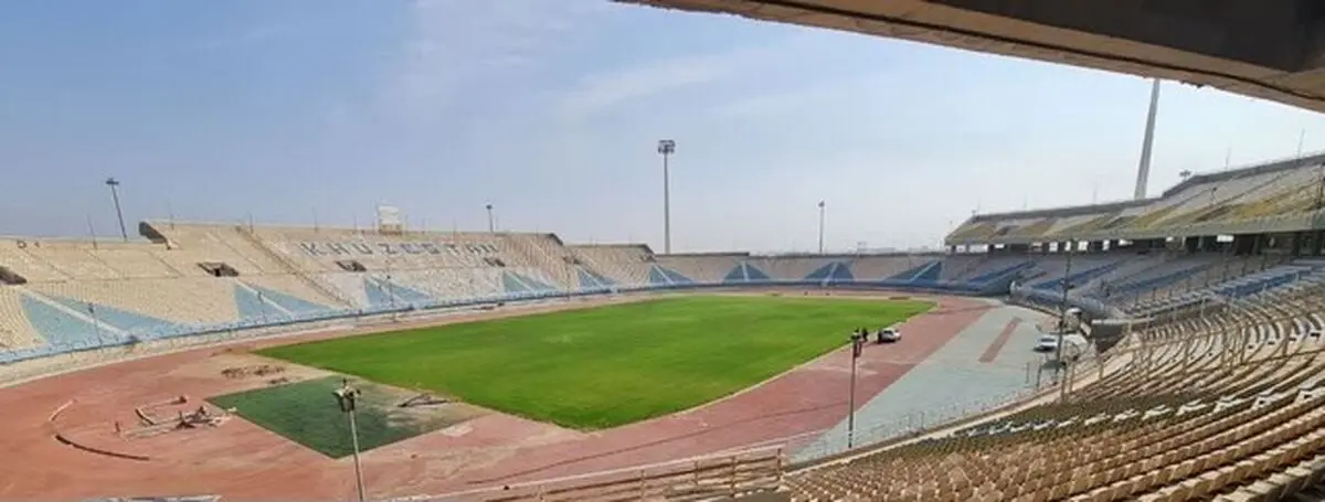 آخرین وضعیت چمن غدیر اهواز
