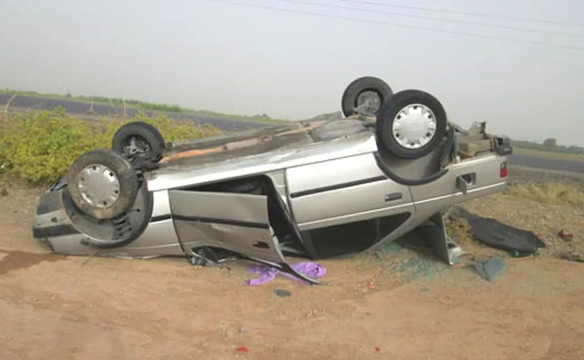
۴ کشته و زخمی در واژگونی خودوری سواری
