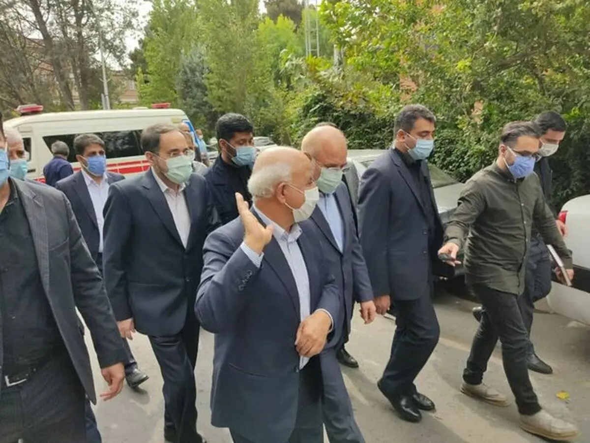 حضور قالیباف در بخش کرونایی‌ها/عکس
