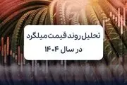 تحلیل روند قیمت میلگرد در سال 1404

