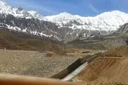 سد خاکی مجن با حضور وزیر نیرو آبگیری شد