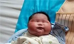 سنگین ترین نوزاد جهان به دنیا آمد+ عکس