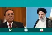 گفتگوی تلفنی رئیس جمهور با آصف علی زرداری