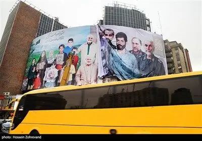 رونمایی از دیوارنگار سپاه محمد رسول الله (ص)/گزارش تصویری