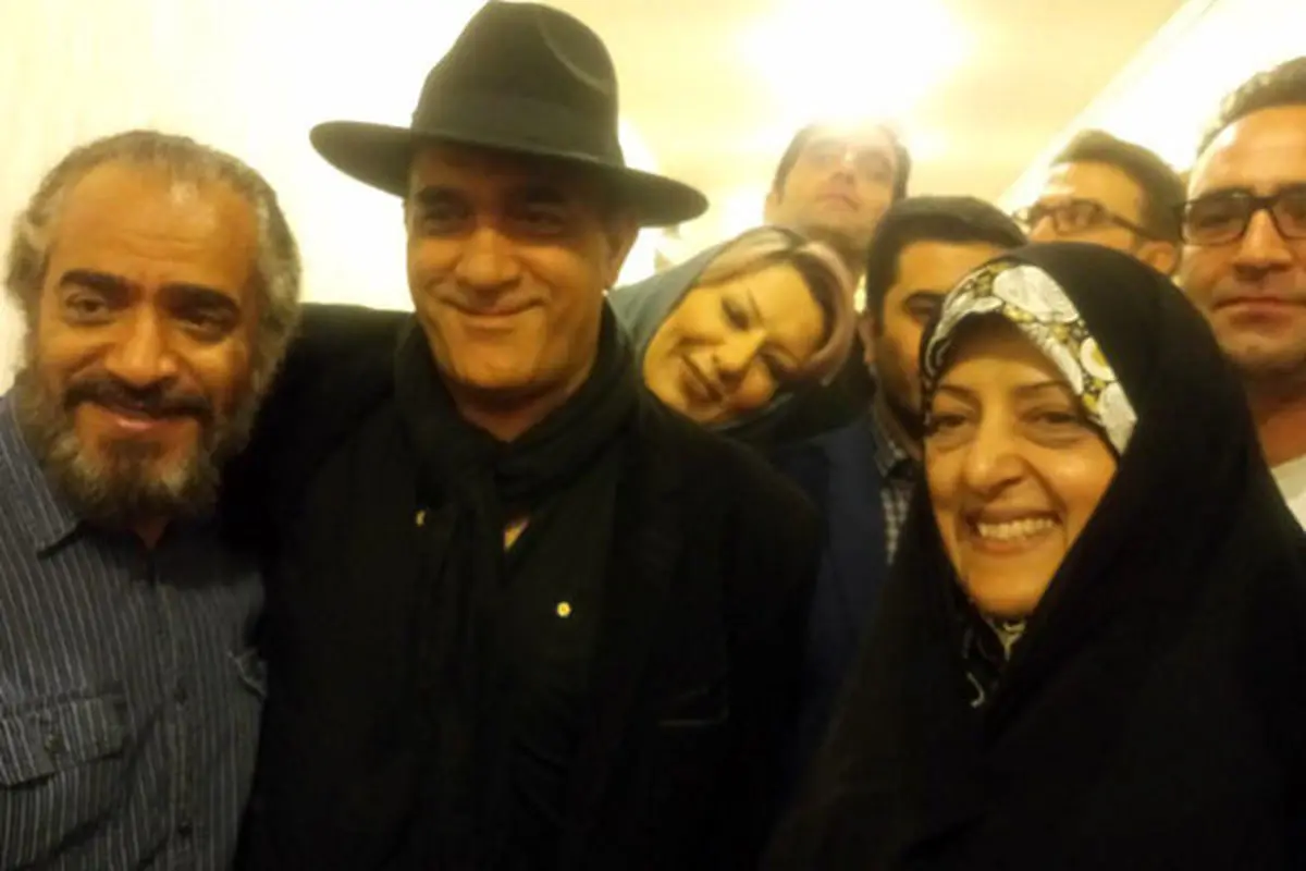 خانم معاون به تماشای «سهروردی» نشست