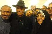 خانم معاون  به تماشای «سهروردی» نشست