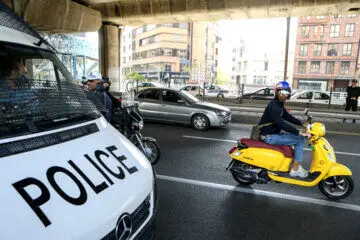 بازسازی صحنه زورگیری اتوبان صدر/ گزارش تصویری