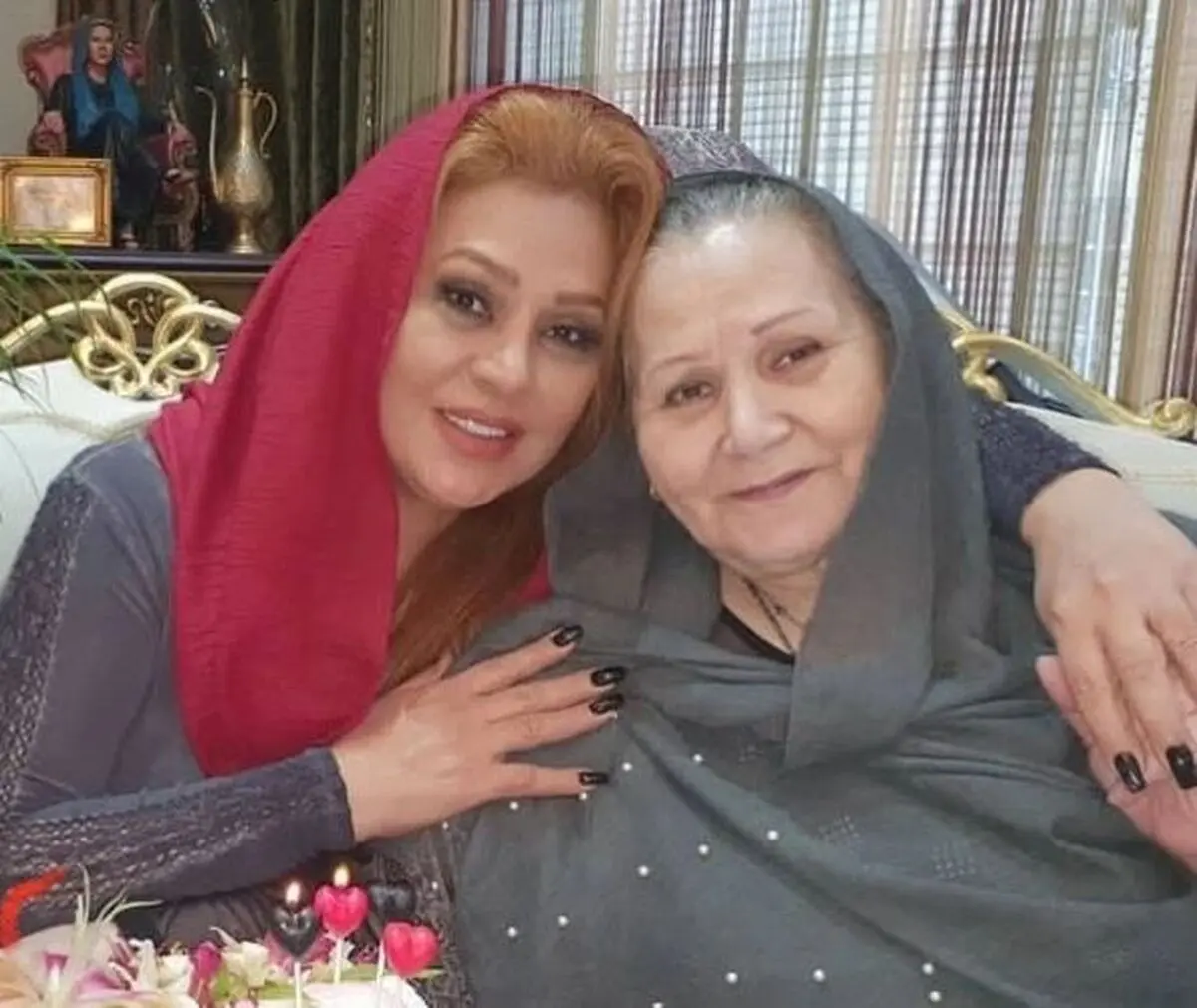 نسرین مقانلو باز هم عزادار شد+ عکس
