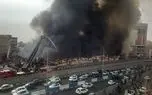 فوری/ تصاویر جدید از آتش سوزی بزرگ در بازار جنت آباد