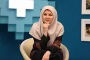تست گریم اولین زن گزارشگر فوتبال در ایران/ عکس