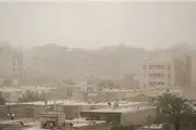 طوفان شدید همراه با گرد و غبار در تهران