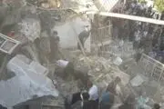 ریزش ساختمان ۴ طبقه در کرمانشاه