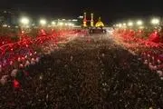 بین الحرمین مملو از جمعیت شد+تصاویر 