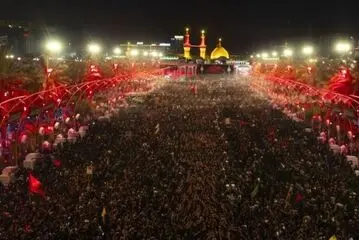 بین الحرمین مملو از جمعیت شد+تصاویر 
