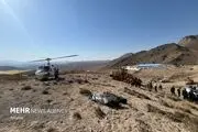  امدادرسانی به حادثه‌دیدگان سقوط اتوبوس در فیروزکوه