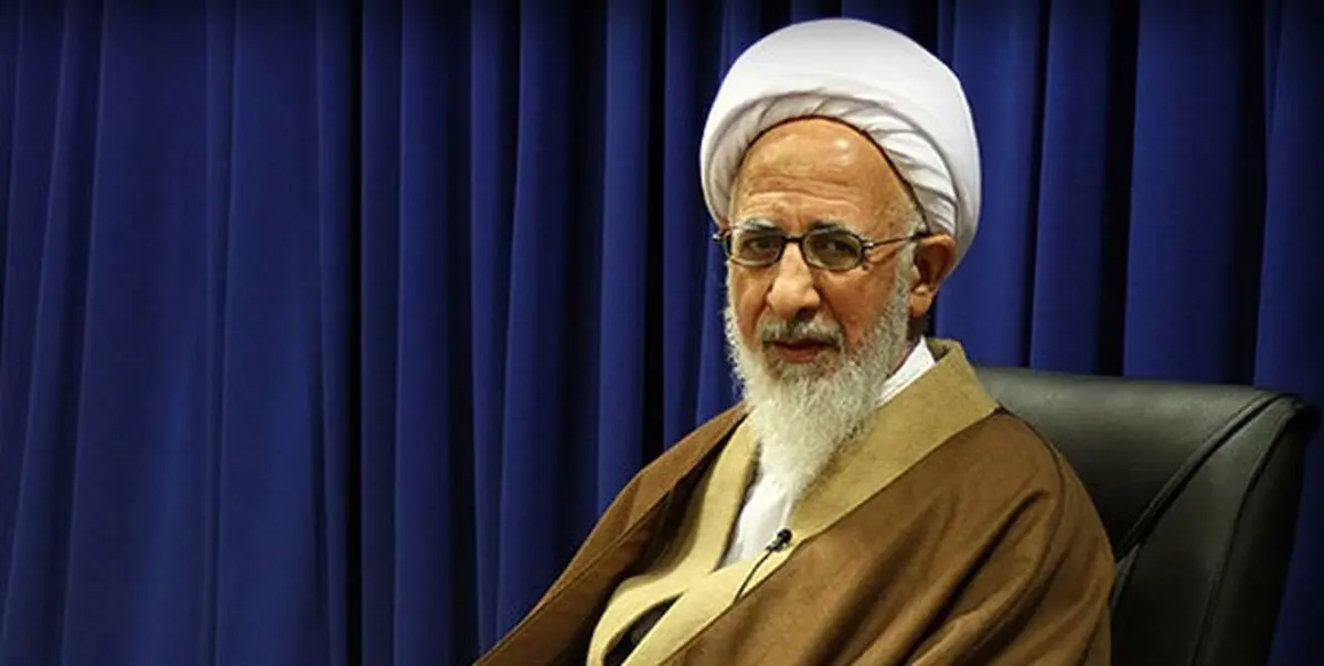 اشک‌های آیت‌الله جوادی آملی برای درگذشت همسر+عکس
